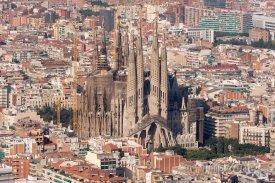 Katedrála Sagrada Familia v Barceloně