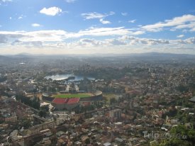 Pohled na hlavní město Antananarivo