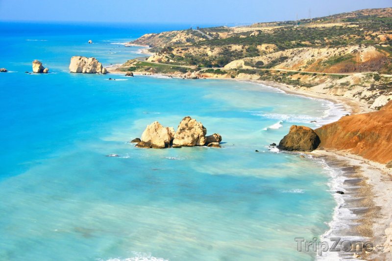 Fotka, Foto Afroditina skála v moři (Kypr)