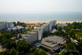 Albena, hotely a pláž