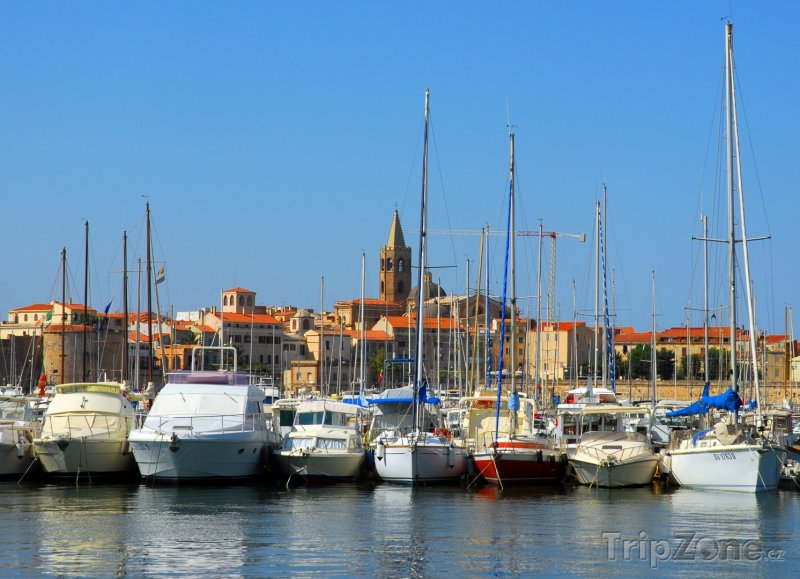 Fotka, Foto Alghero, přístav (Sardinie, Itálie)