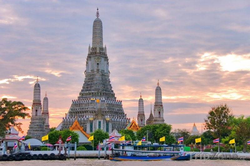 Fotka, Foto Bangkok, chrám Wat Arun (Thajsko)