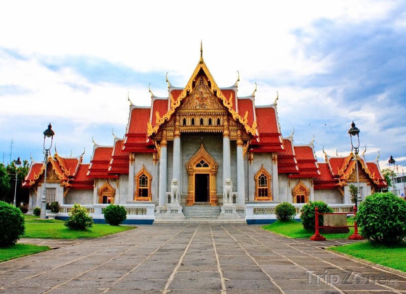 Fotka, Foto Bangkok, chrám Wat Benchamabophit (Thajsko)