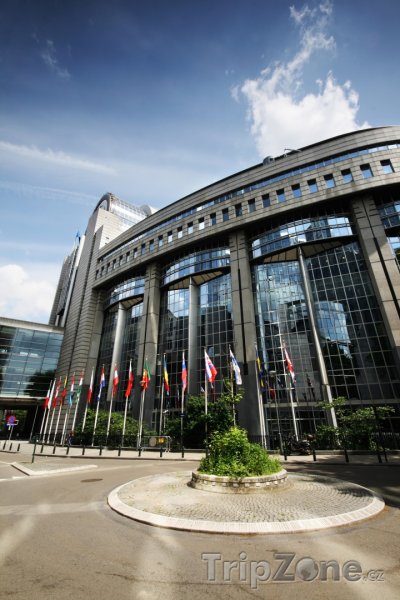 Fotka, Foto Budova Evropského parlamentu (Brusel, Belgie)