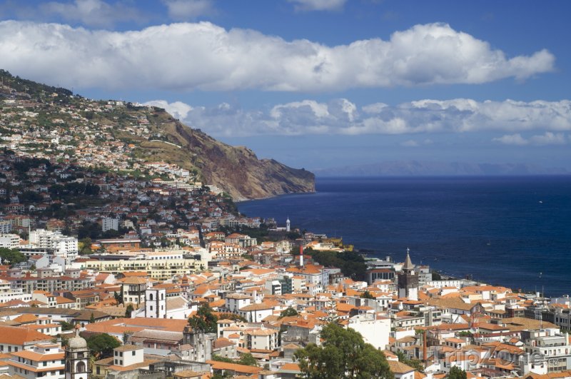 Fotka, Foto Funchal, pohled na město (Madeira, Portugalsko)