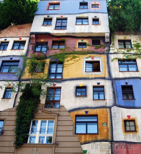 Fotka, Foto Hundertwasserhaus (Vídeň, Rakousko)