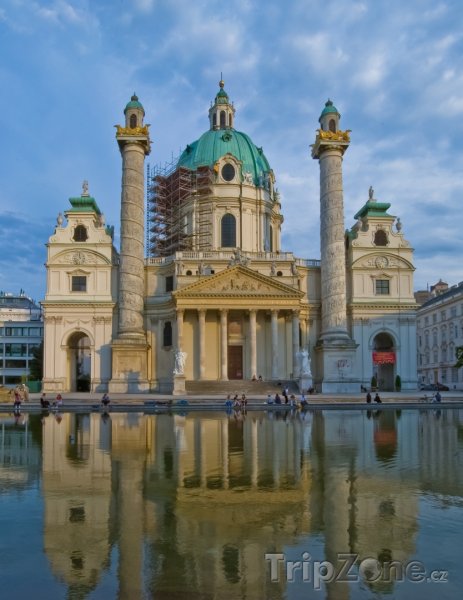 Fotka, Foto Karlskirche (Vídeň, Rakousko)