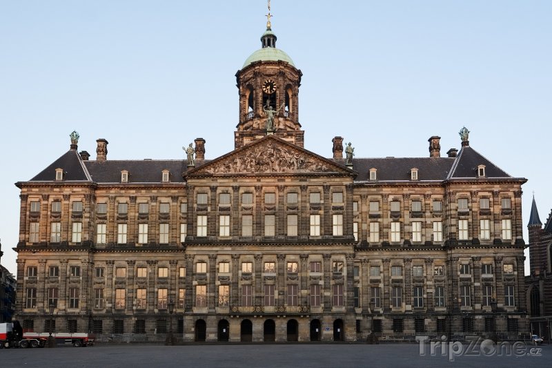Fotka, Foto Královský palác na náměstí Dam (Amsterdam, Nizozemsko)