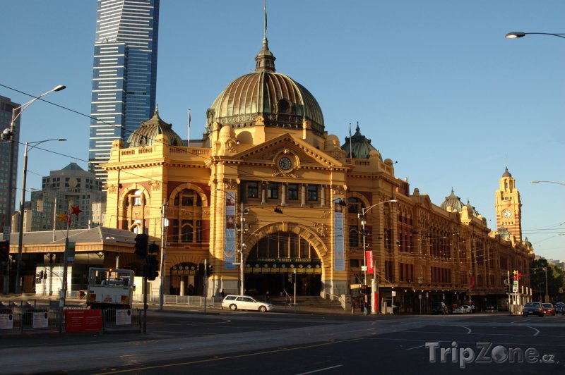 Fotka, Foto Melbourne, Flinders Street Station (Austrálie)