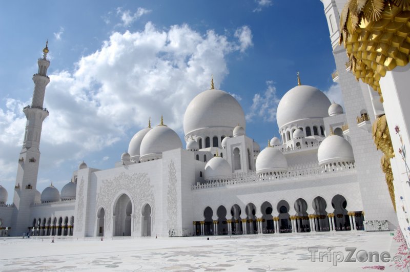 Fotka, Foto Mešita Sheikh Zayed v Abu Dhabi (Spojené arabské emiráty)