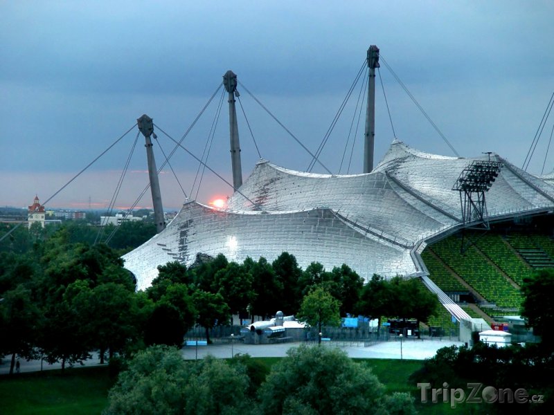 Fotka, Foto Olympijský stadion v Mnichově (Mnichov, Německo)