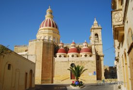 Ostrov Gozo, katedrála ve městě Victoria