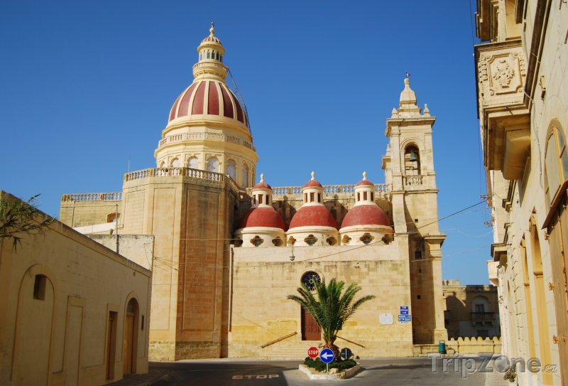 Fotka, Foto Ostrov Gozo, katedrála ve městě Victoria (Malta)