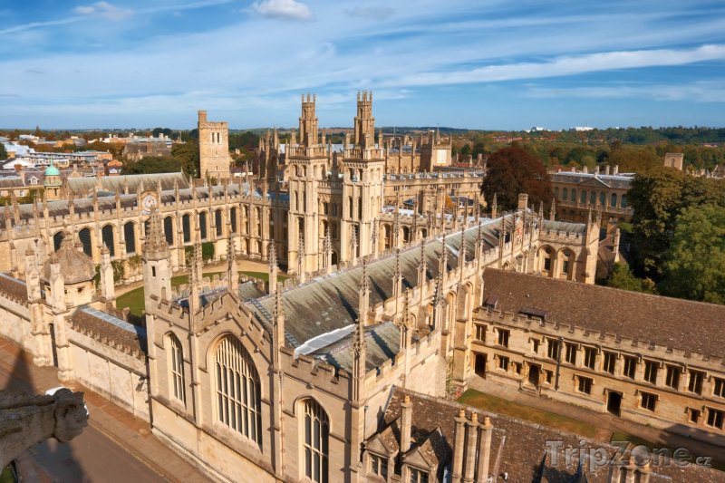 Fotka, Foto Oxford, All Souls College (Velká Británie)