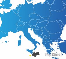 Poloha Malty na mapě Evropy