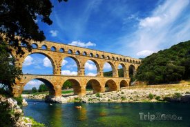 Pont du Gard, část římského akvaduktu
