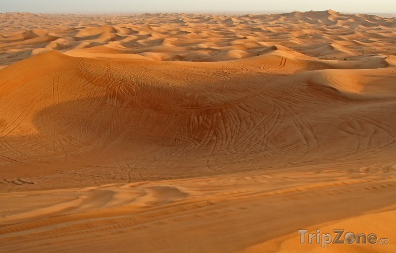 Fotka, Foto Poušť ve Spojených arabských emirátech (Spojené arabské emiráty)