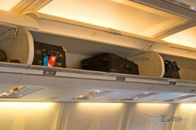 Příruční zavazadla na palubě letadla