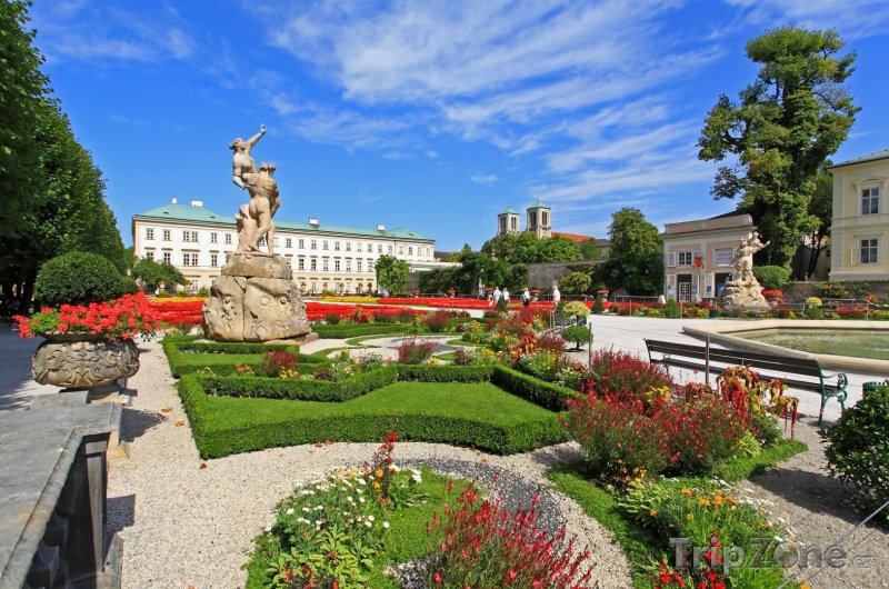 Fotka, Foto Salcburk, zámek Mirabell, zahrady (Rakousko)