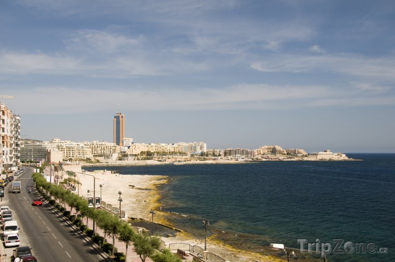 Fotka, Foto Sliema, pobřeží (Malta)