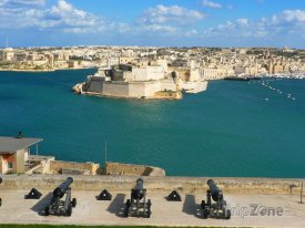 Valletta, panoráma přístavu