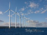 Větrná elektrárna v moři