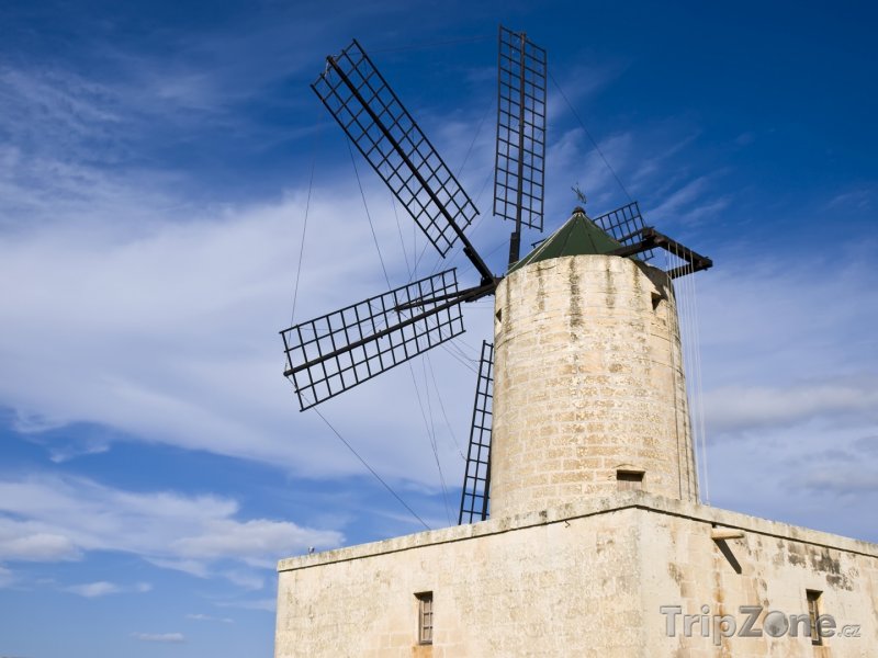 Fotka, Foto Zurrieq, větrný mlýn Xarolla (Malta)