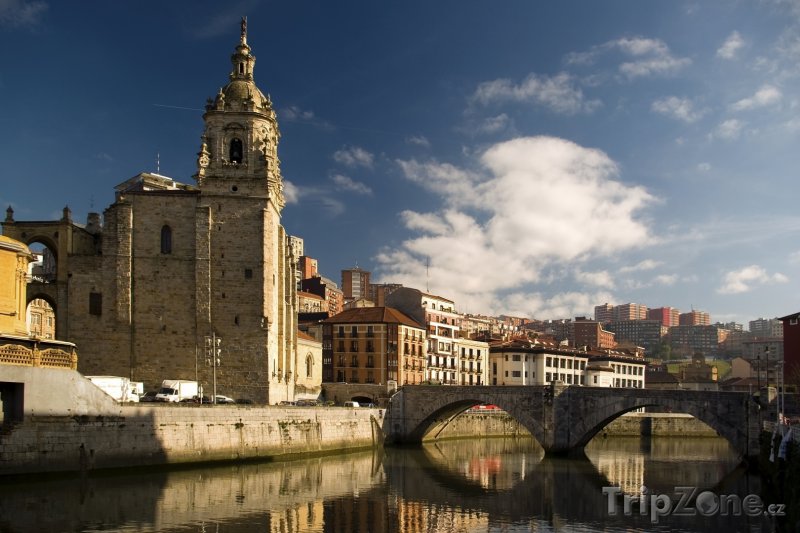Fotka, Foto Bilbao - most San Anton (Španělsko)