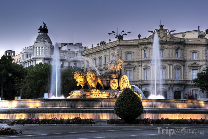 Fotka, Foto Fontána na Plaza de Cibeles (Madrid, Španělsko)