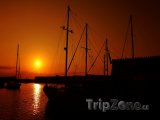 Heraklion - západ slunce nad přístavem