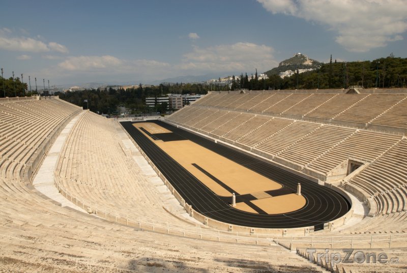 Fotka, Foto Historický olympijský stadion v Athénách (Attika, Řecko)