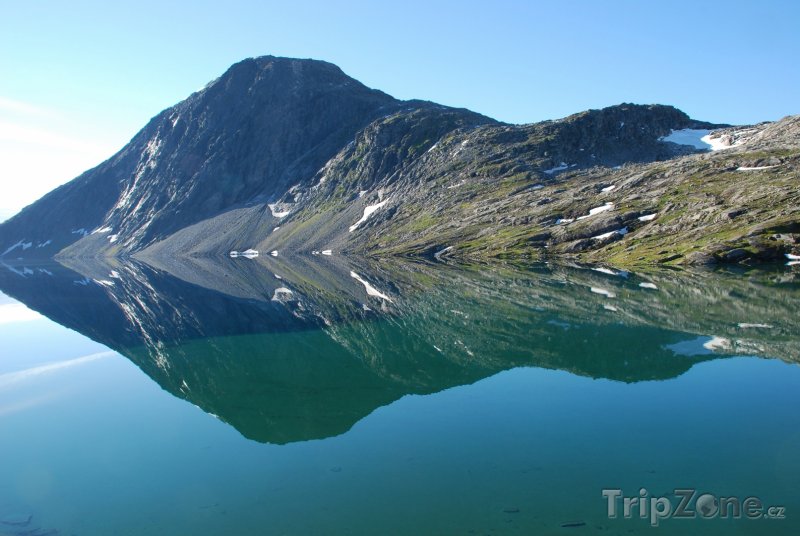 Fotka, Foto Horské jezero Djupvatnet (Norsko)