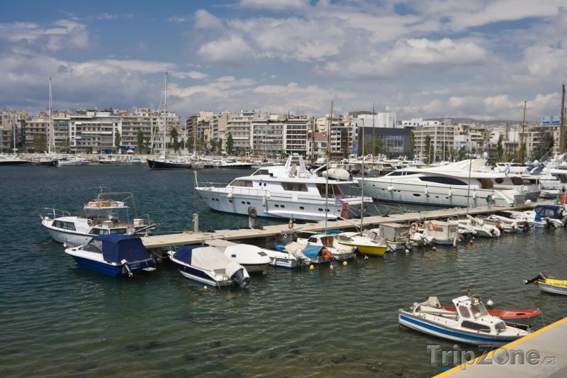 Fotka, Foto Jachty v přístavu Pireus (Attika, Řecko)