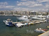 Jachty v přístavu Pireus