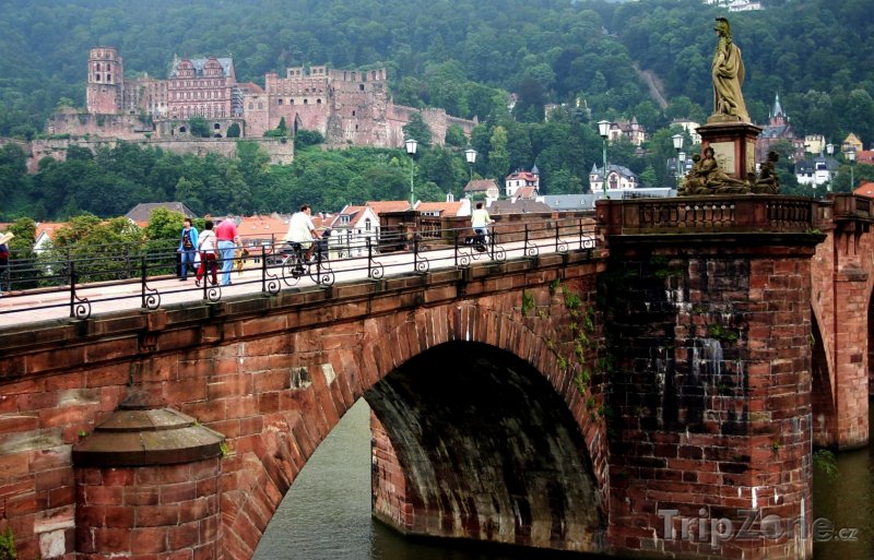 Fotka, Foto Kamenný most v Heidelbergu (Německo)