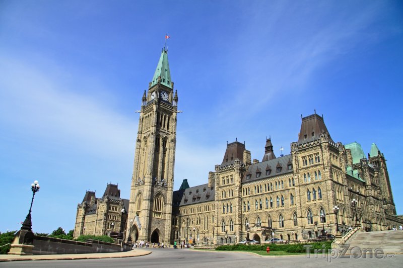 Fotka, Foto Kanadský parlament v Ottawě (Kanada)