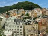 Karlovy Vary, domy v centru