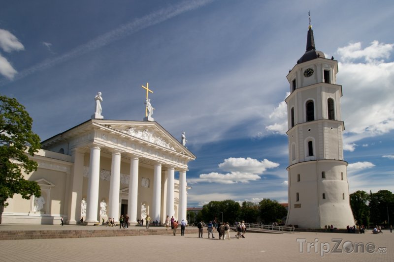 Fotka, Foto Katedrální náměstí ve Vilniusu (Litva)