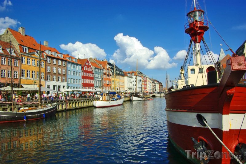 Fotka, Foto Kodaňský přístav Nyhavn (Dánsko)