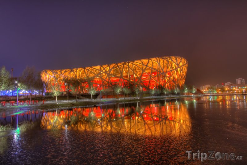 Fotka, Foto Peking, olympijský stadión (Čína)