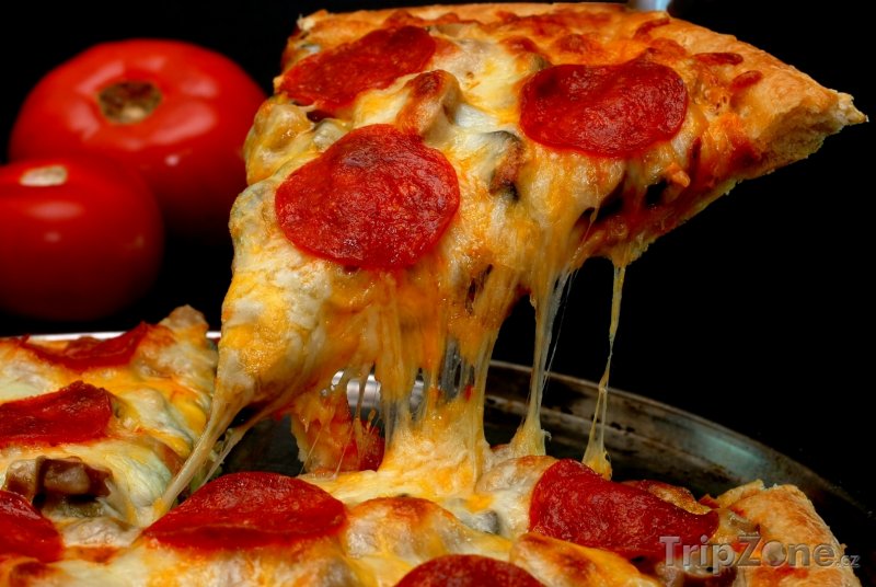 Fotka, Foto Pizza - populární italská lahůdka (Itálie)