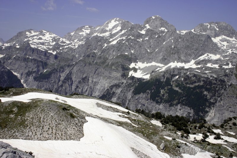 Fotka, Foto Pohled na Albánské alpy (Albánie)