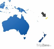 Poloha Fidži na mapě