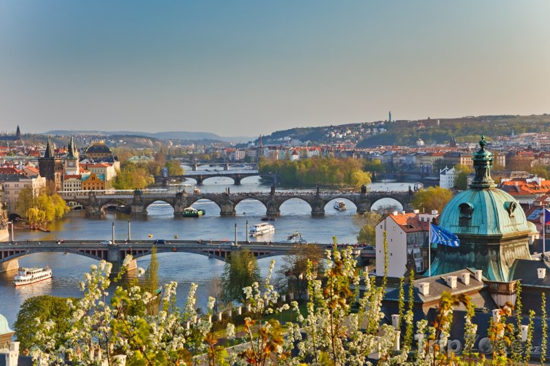 Fotka, Foto Praha, mosty přes Vltavu (Česká republika)