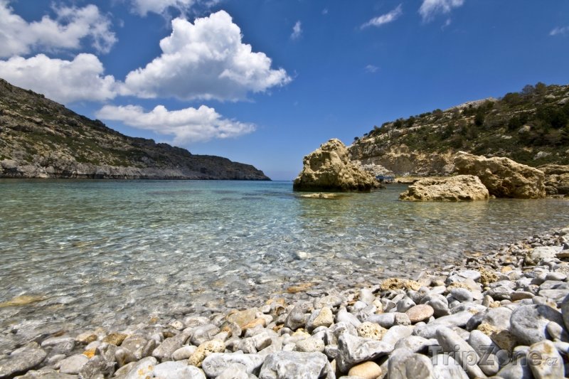 Fotka, Foto Rhodos, pláž Anthony Quinn (Rhodos, Řecko)