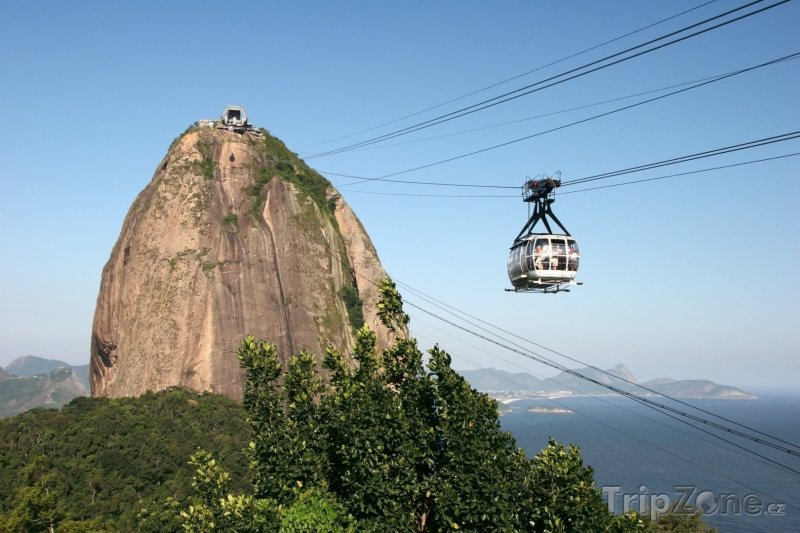 Fotka, Foto Rio de Janeiro, lanovka na vrch Pão de Açúcar (Brazílie)