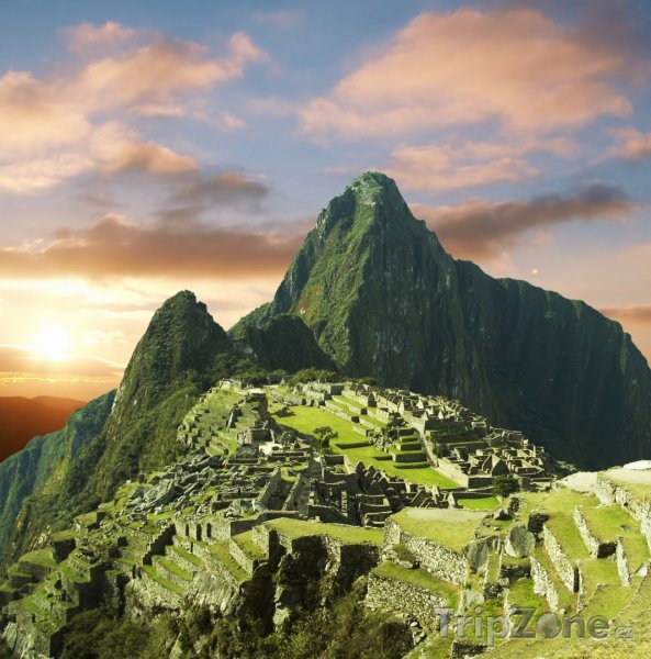 Fotka, Foto Ruiny inckého města Machu Picchu v Andách (Peru)
