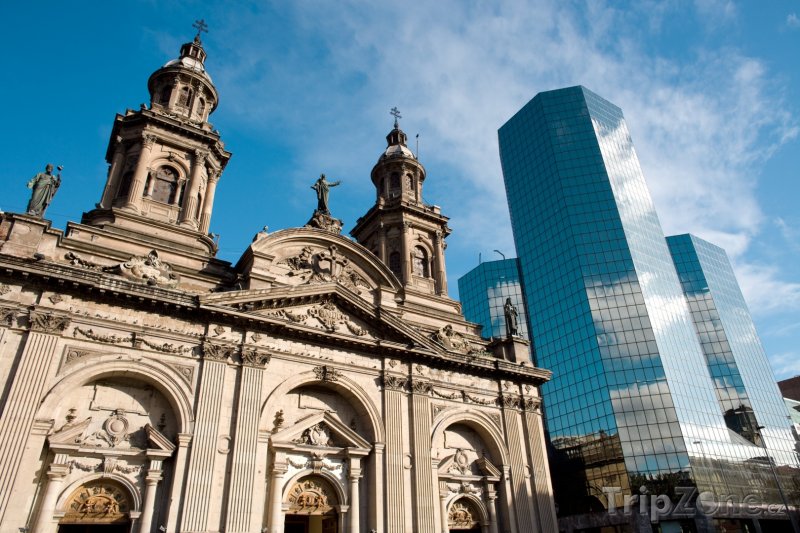 Fotka, Foto Santiago, katedrála (Chile)