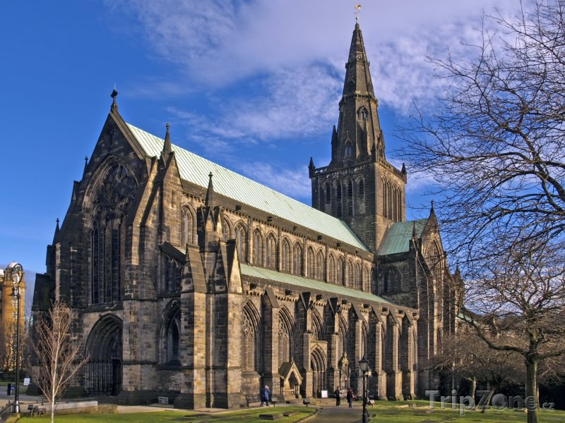 Fotka, Foto Skotsko, katedrála v Glasgow (Velká Británie)