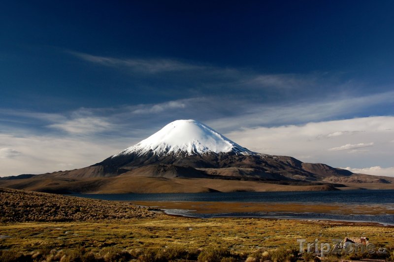 Fotka, Foto Sopka Parinacota v Národním parku Lauca (Chile)